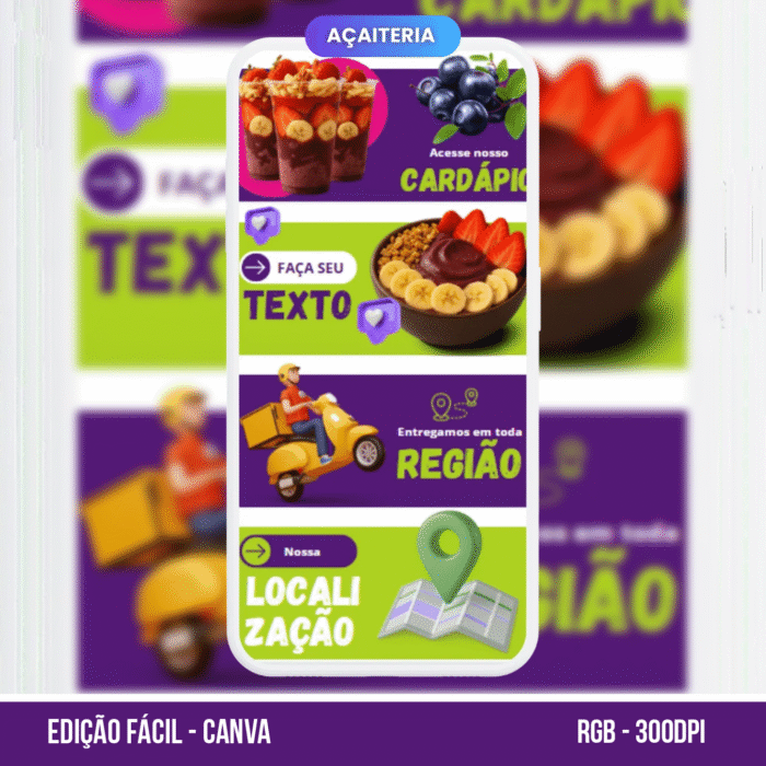 Bio AÇAITERIA (Canva)