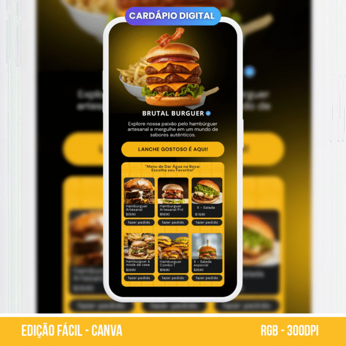 Bio CARDÁPIO-DIGITAL (Canva)